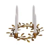 Kerzenhalter Adventskranz - Blätter