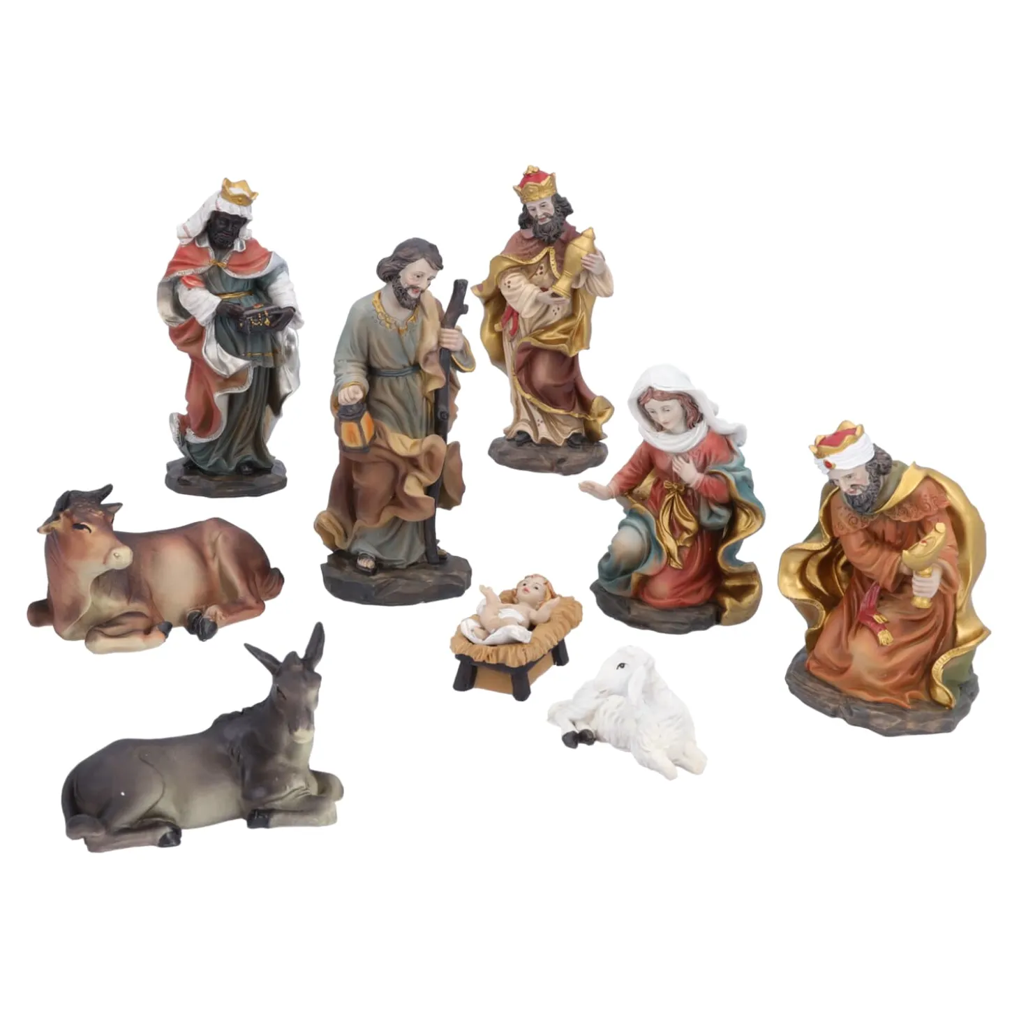 Krippenfiguren "Uns ist ein Kind geboren"