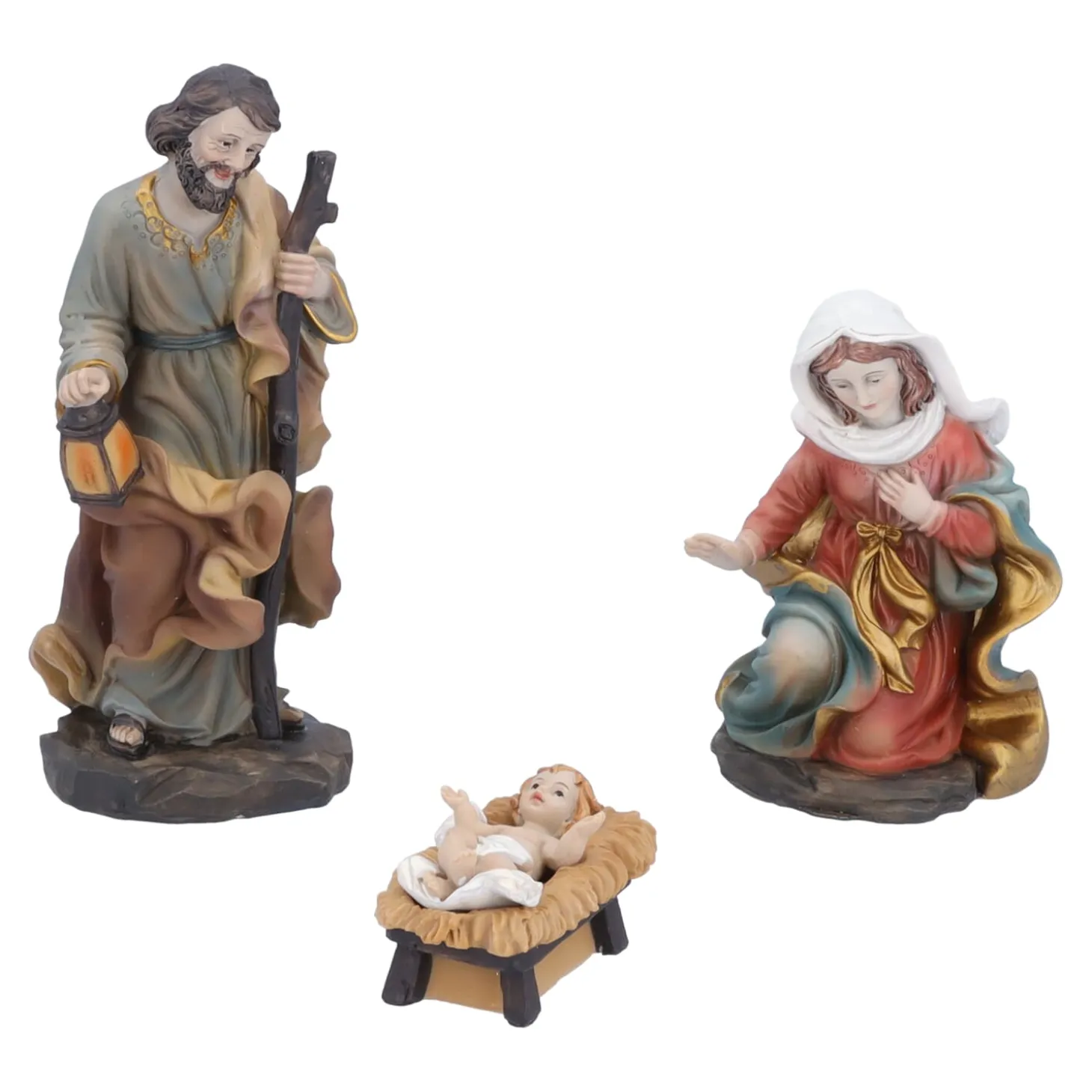 Krippenfiguren "Uns ist ein Kind geboren"