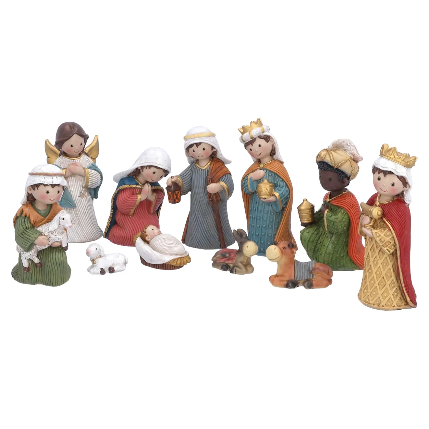 Krippenfiguren "Uns ist ein Kind geboren"