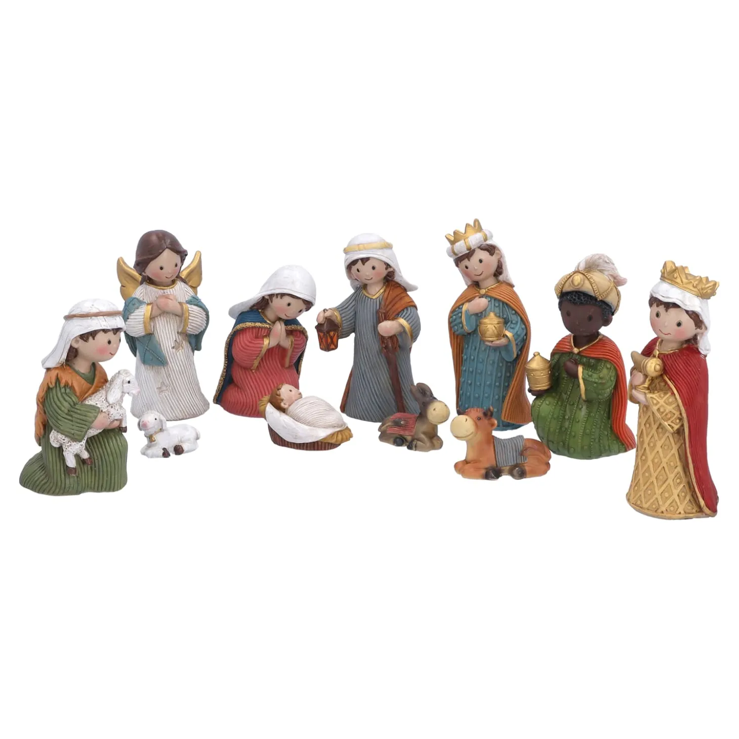 Krippenfiguren "Uns ist ein Kind geboren"