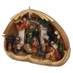 Krippenszene "Anbetung der Könige"