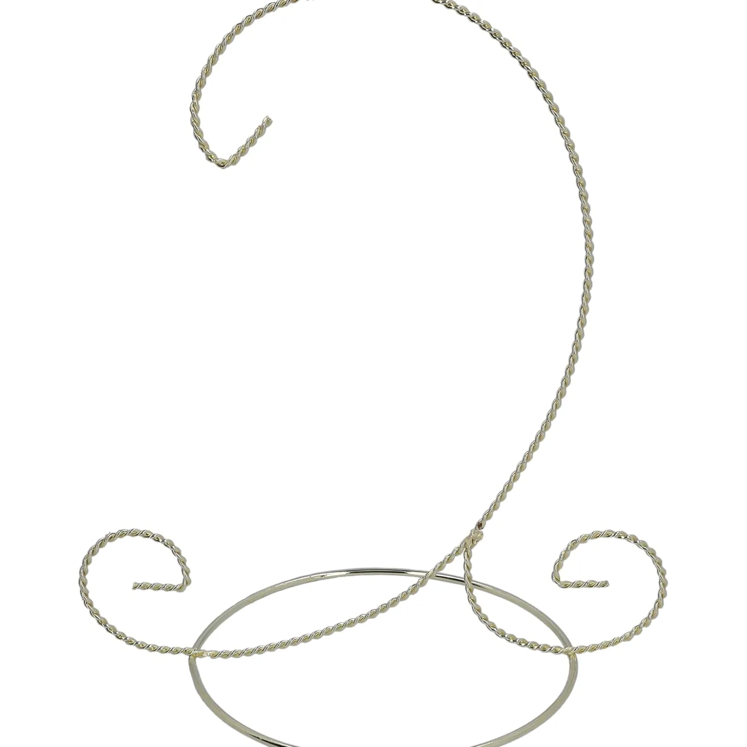 Kugelständer gedreht, goldfarben