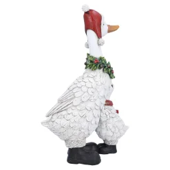 Laufente mit Entenkind