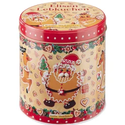 Lebkuchendose mit 5 Lebkuchen