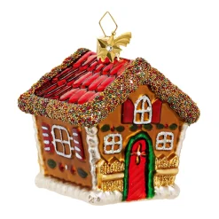 Lebkuchenhaus mit Perlen