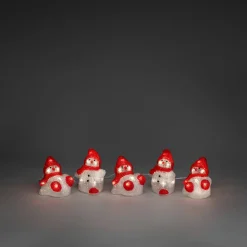 LED Acryl Schneemänner