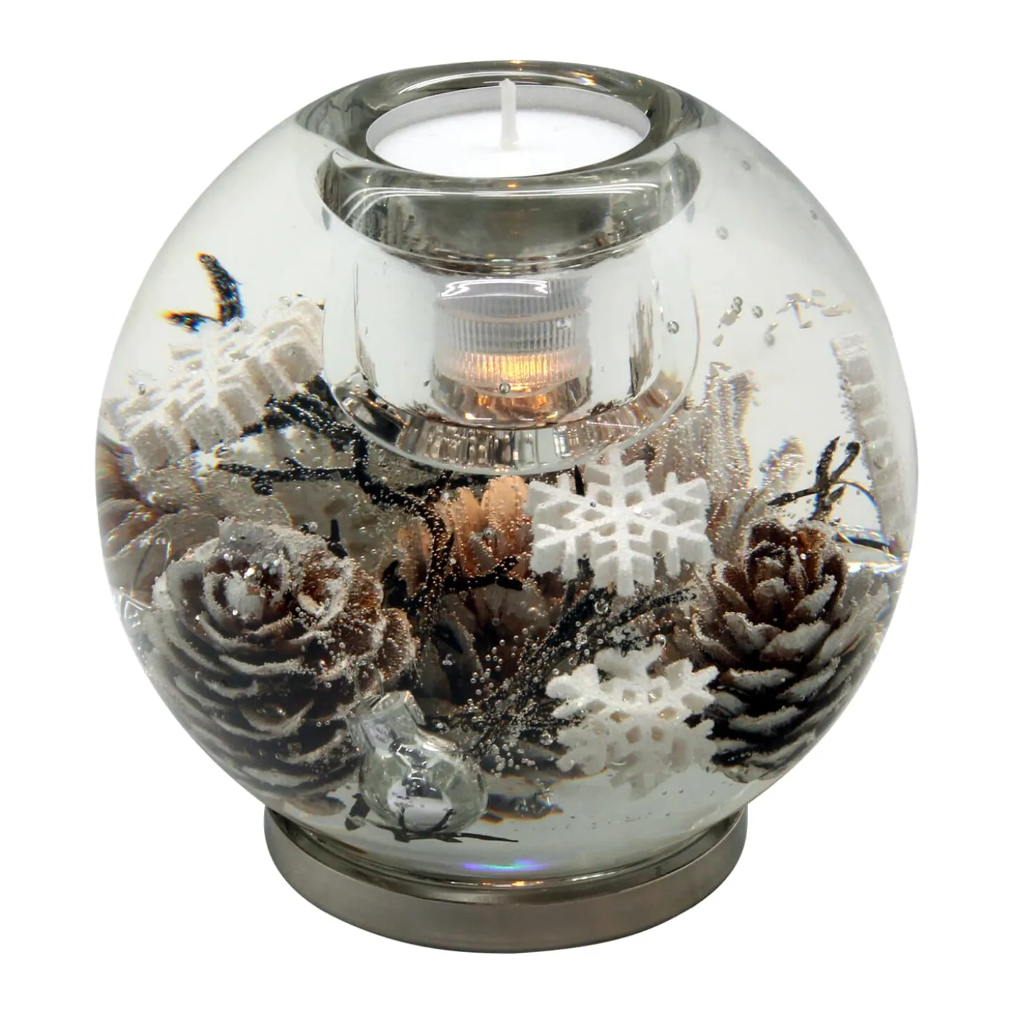 LED Dreamlight "Winter Story" - Kerzenhalter Mercur Maxi