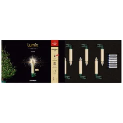 Lumix Superlight Flame 6 Mini Kerzen Erweiterungsset in Elfenbein