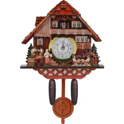 Magnet Kuckucksuhr "Almhütte"