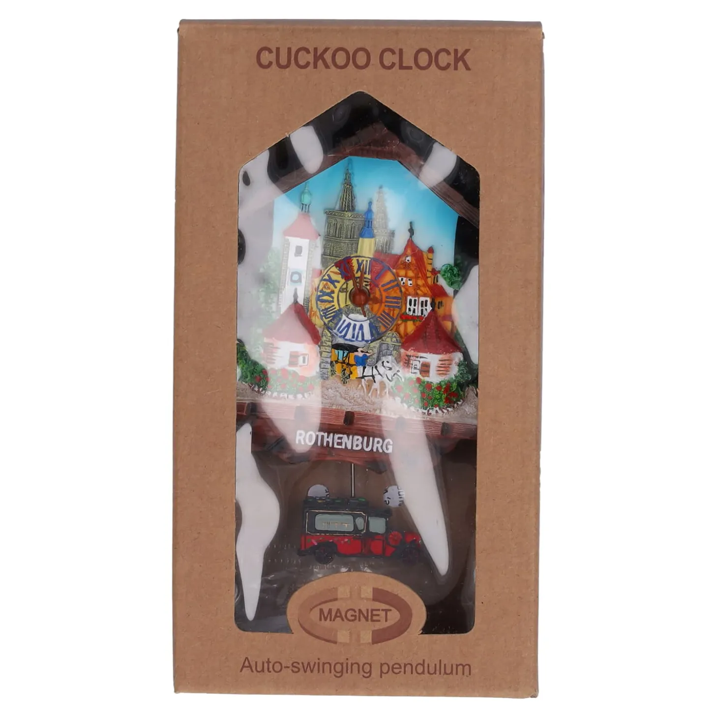 Magnet Kuckucksuhr "Rothenburg"