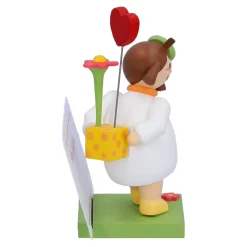 Mädchen mit Herz und Blume 