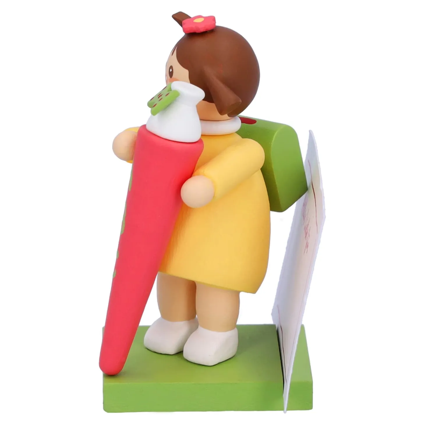 Mädchen mit Schultüte "Erster Schultag"