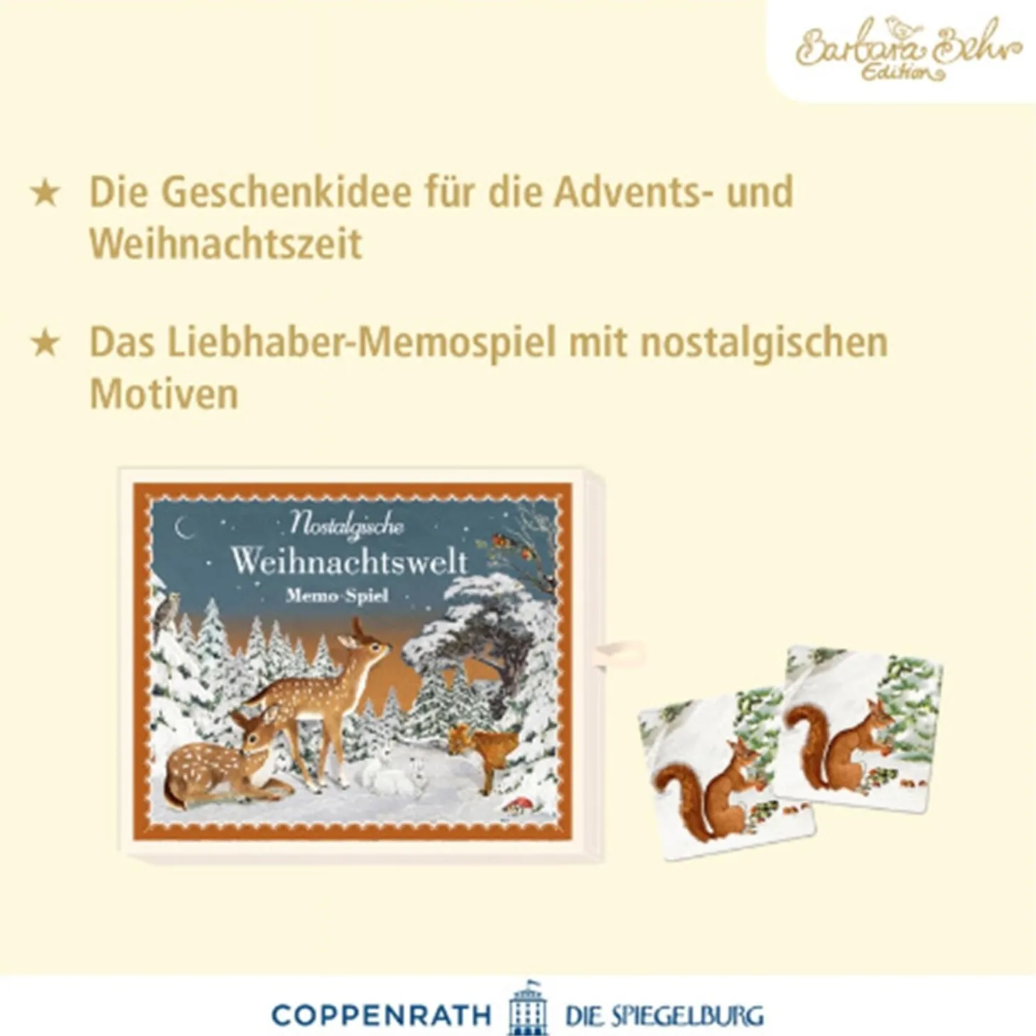 Memo-Spiel, "Nostalgische Weihnachtswelt"