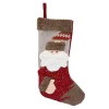 Nikolausstrumpf mit Weihnachtsmann, rustikal