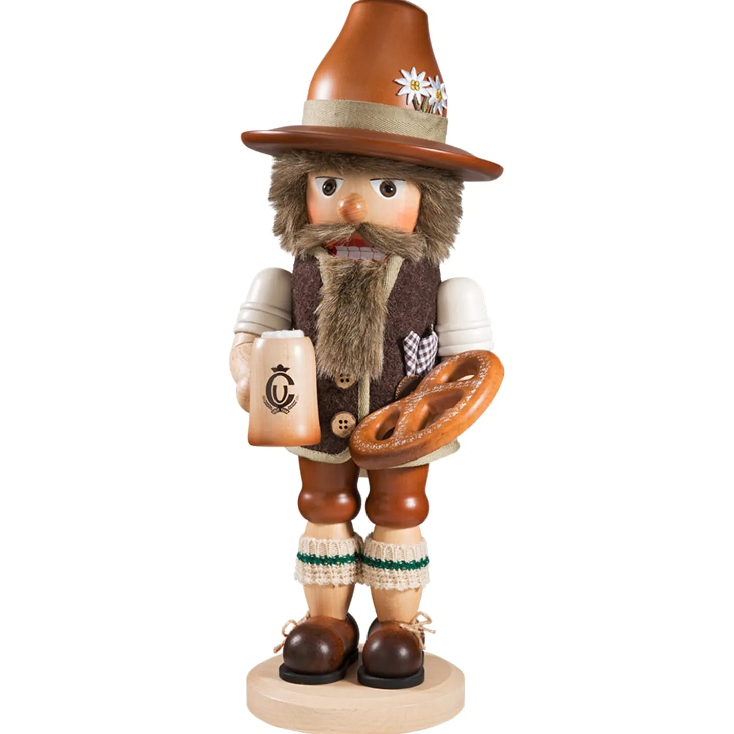 Nussknacker "Bayer", natur, 42 cm