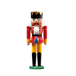 Nussknacker "König", rot, 20 cm