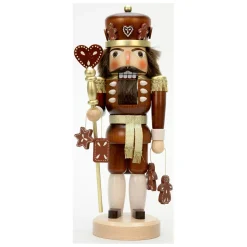 Nussknacker "Lebkuchenkönig" natur, 37,5cm