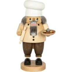 Nussknacker "Pfefferkuchenverkäufer", weiß