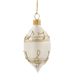 Olive cremefarben mit Notenband