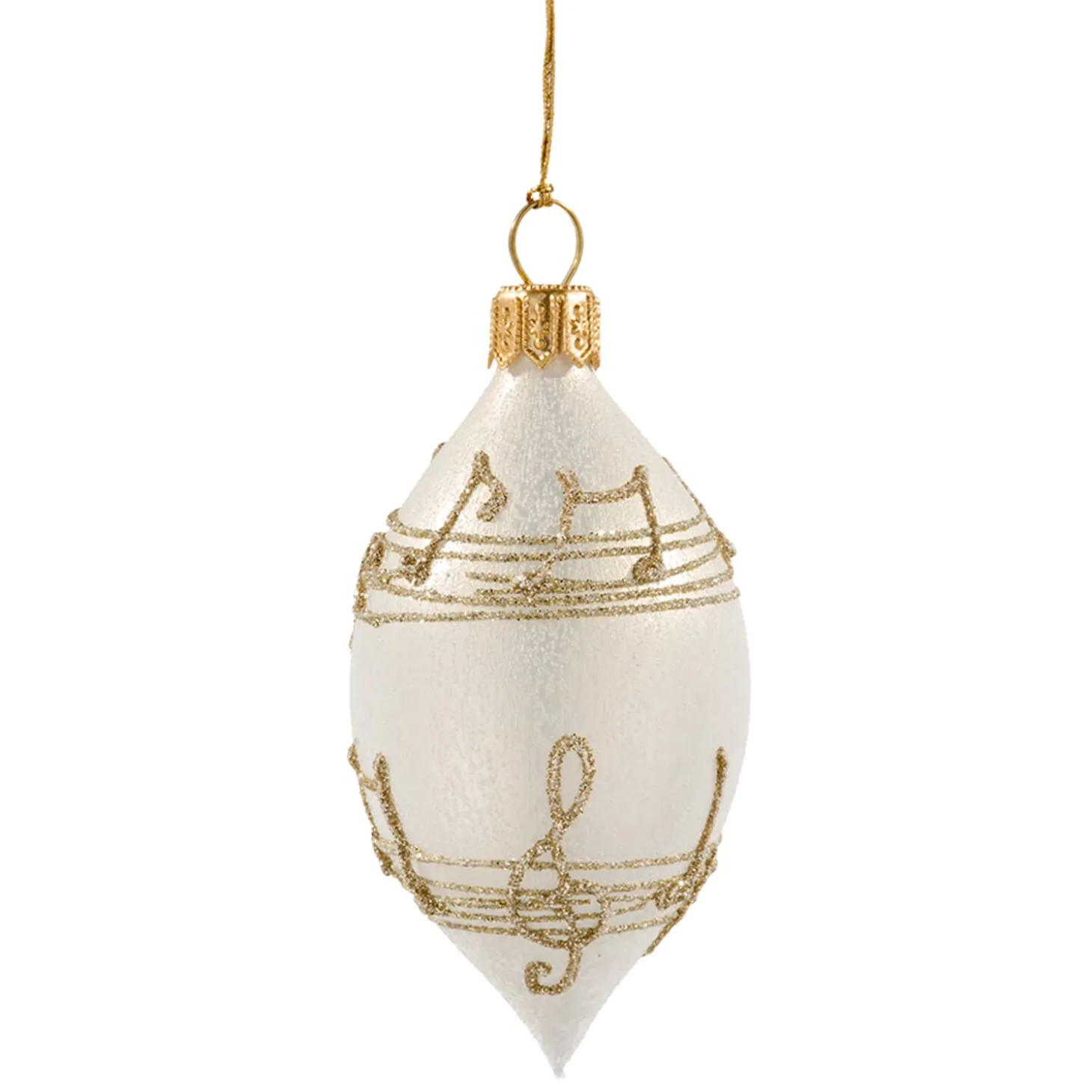 Olive cremefarben mit Notenband