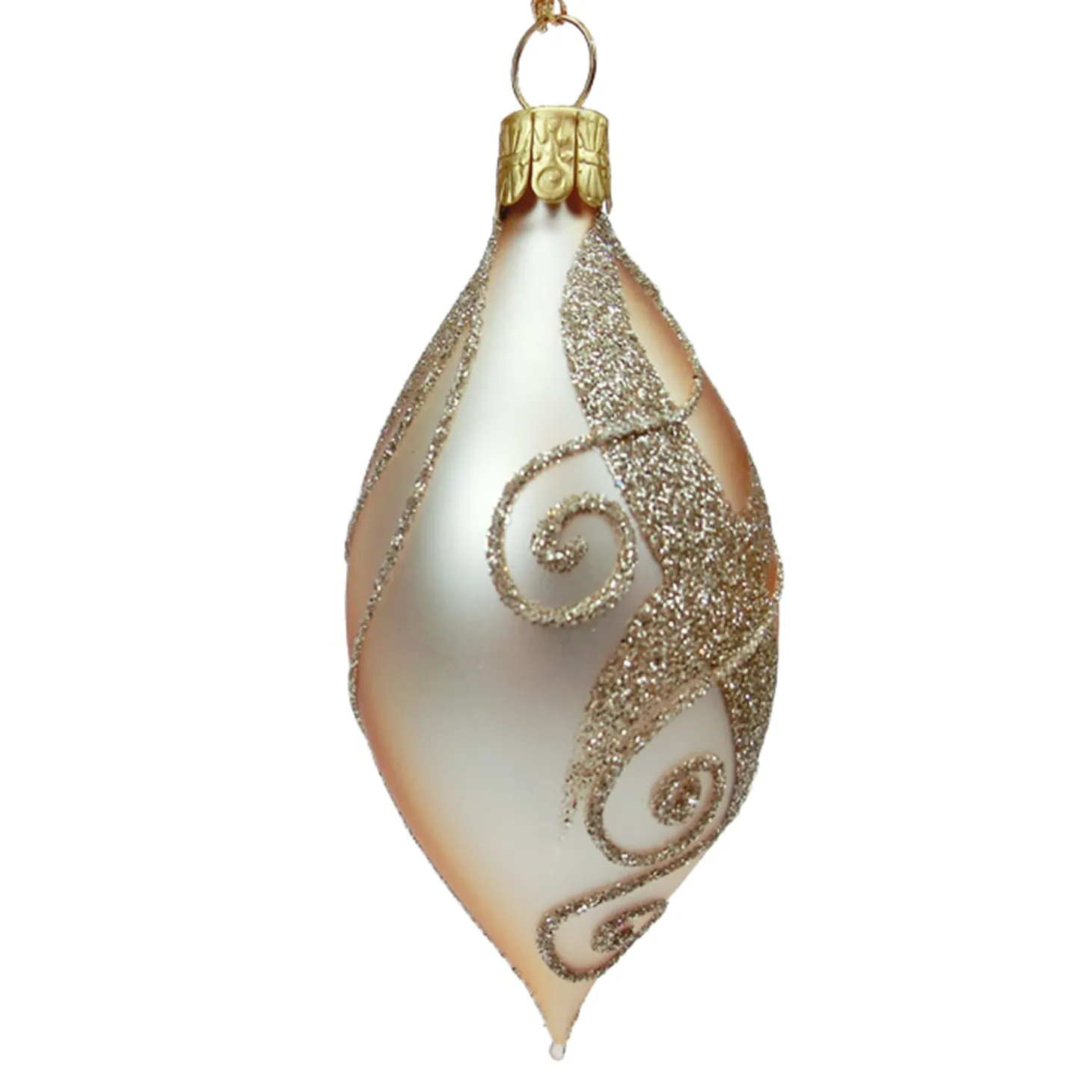 Olive gold mit Verzierung