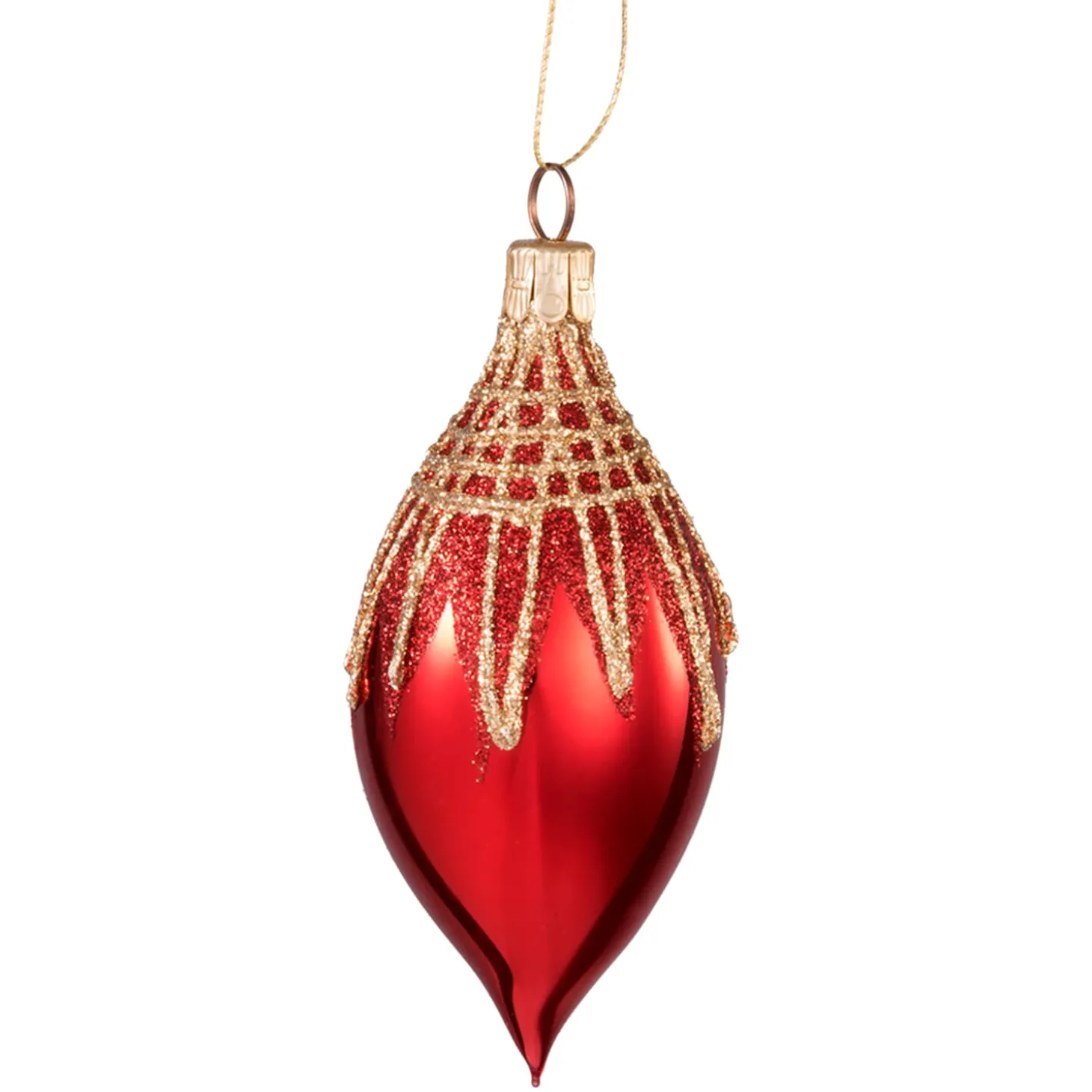 Olive rot mit Glitterdach