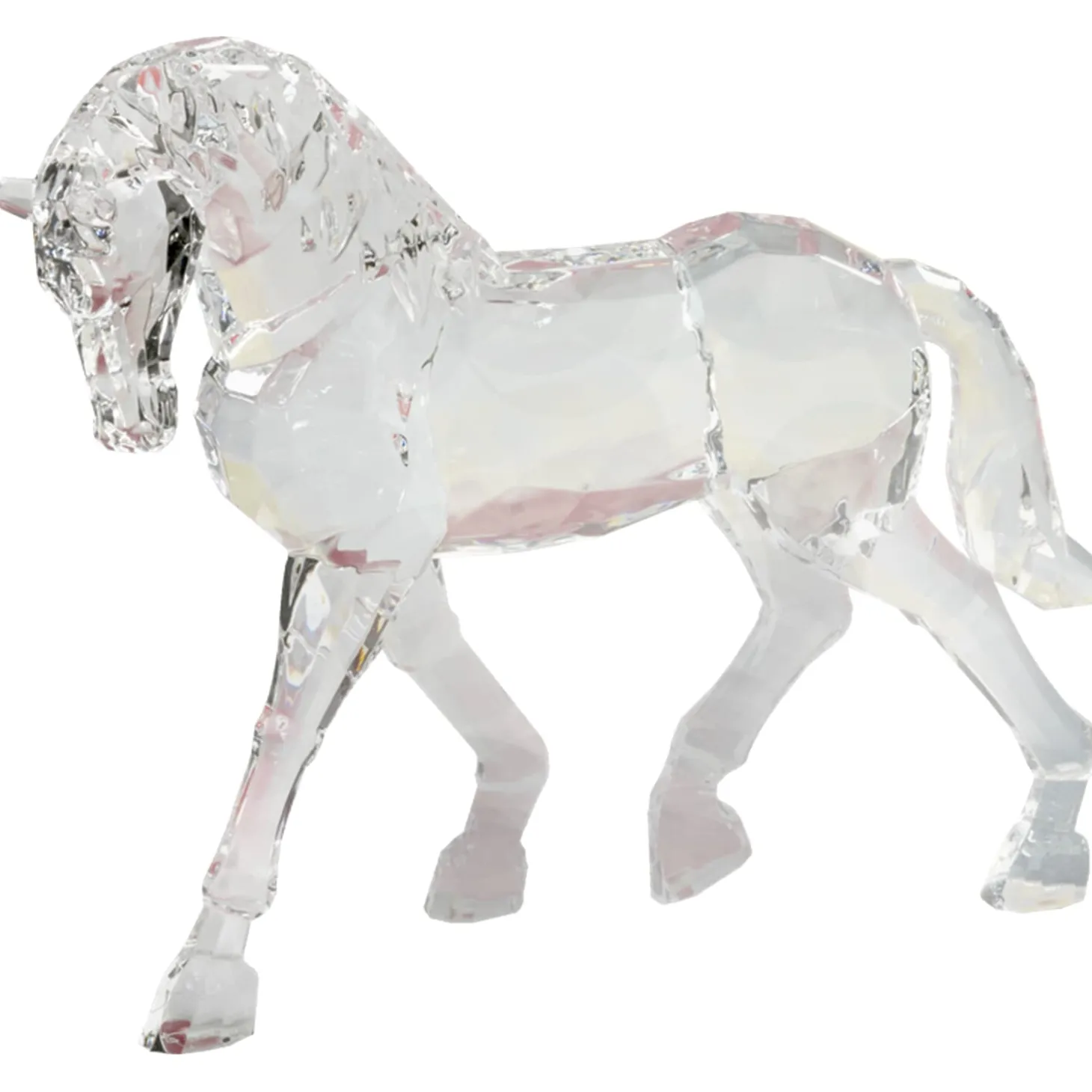 Pferd mit gesenktem Kopf, Acryl