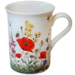 Porzellan-Tasse "Klatschmohn"