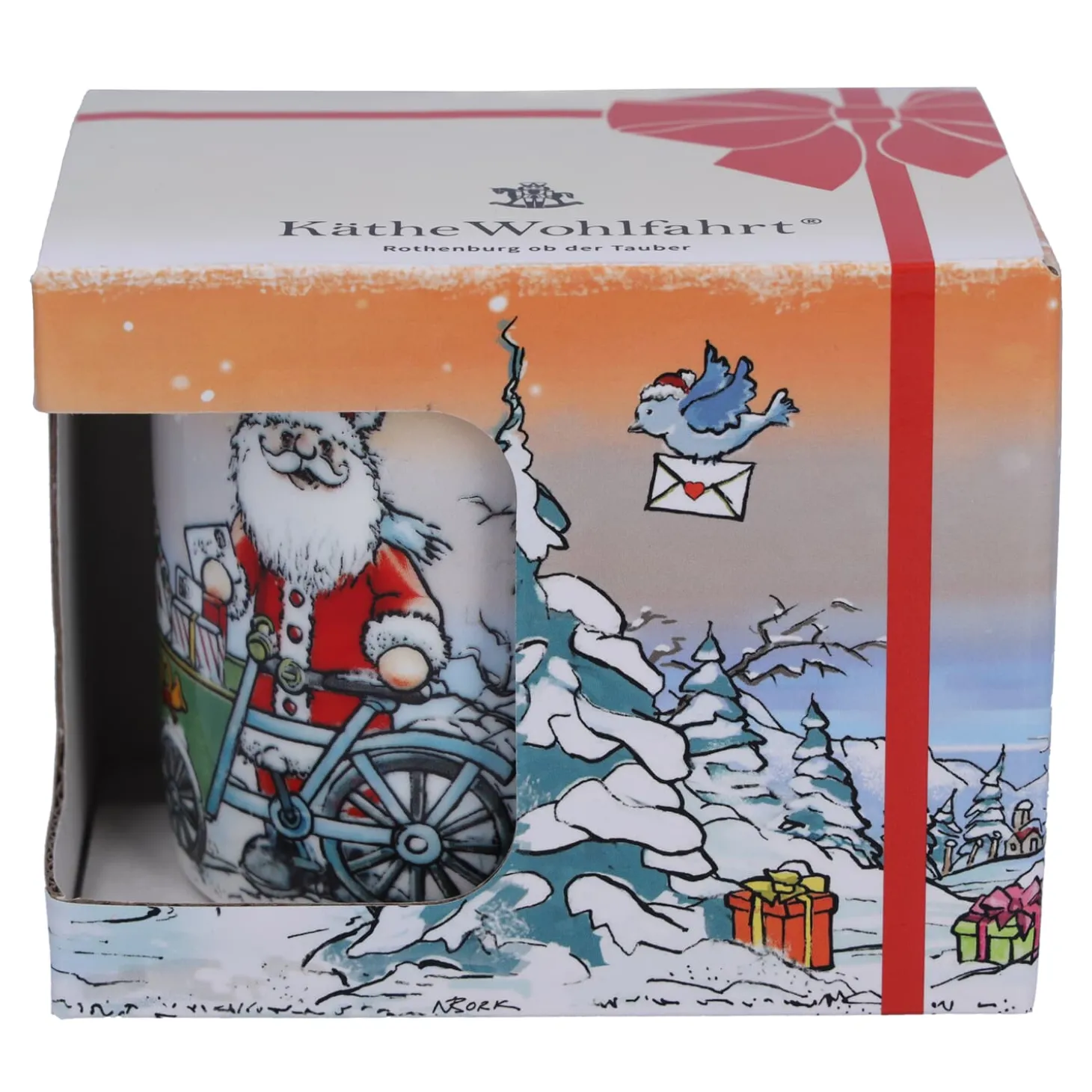 Porzellan-Tasse "Weihnachtspost"