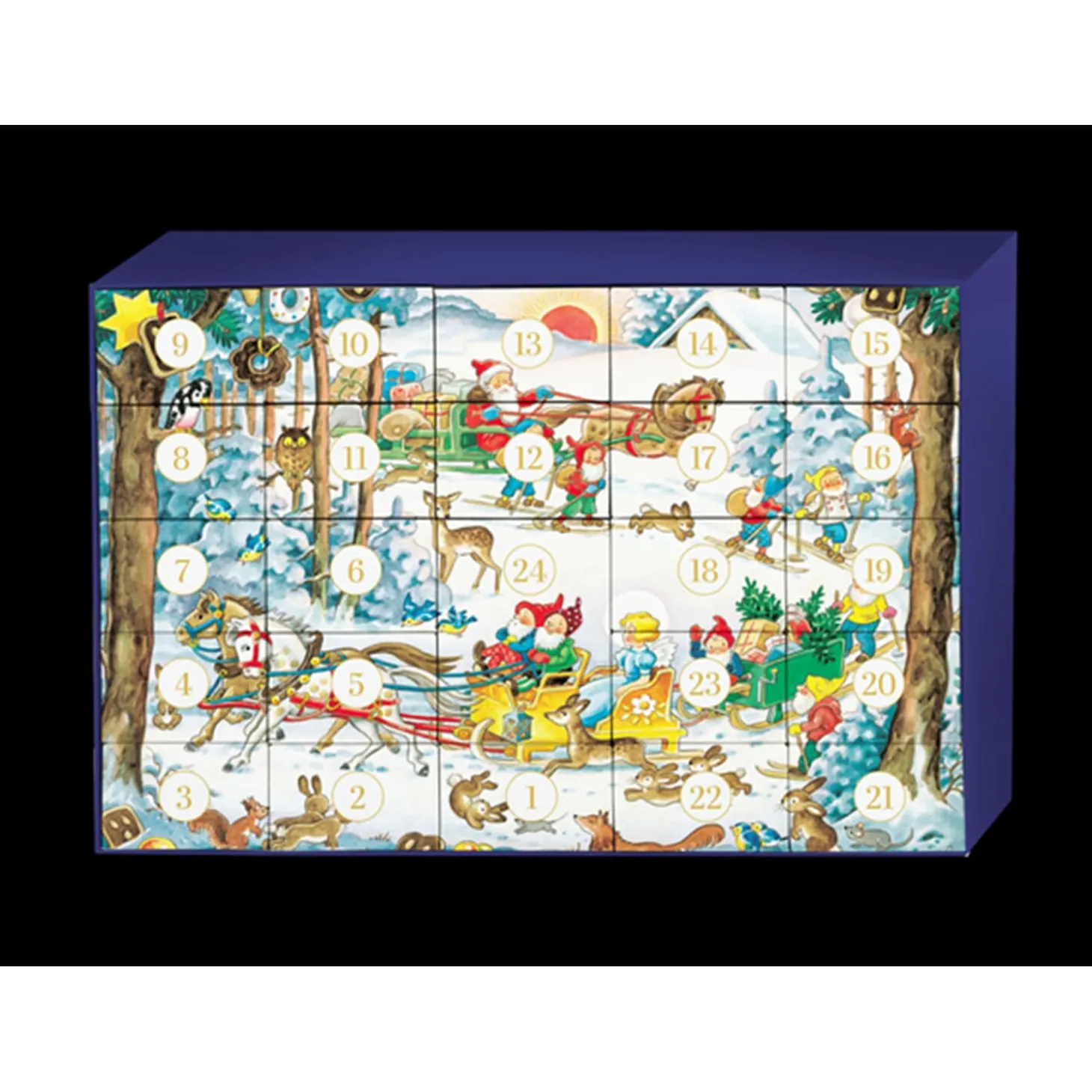 Puzzle-Adventskalender "Weihnachtsumzug"