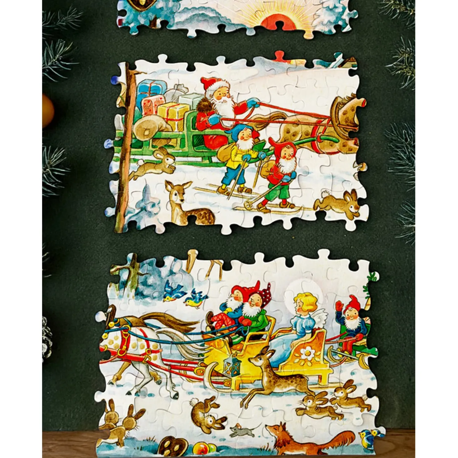 Puzzle-Adventskalender "Weihnachtsumzug"