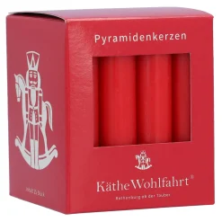 Pyramidenkerzen, groß (rot)