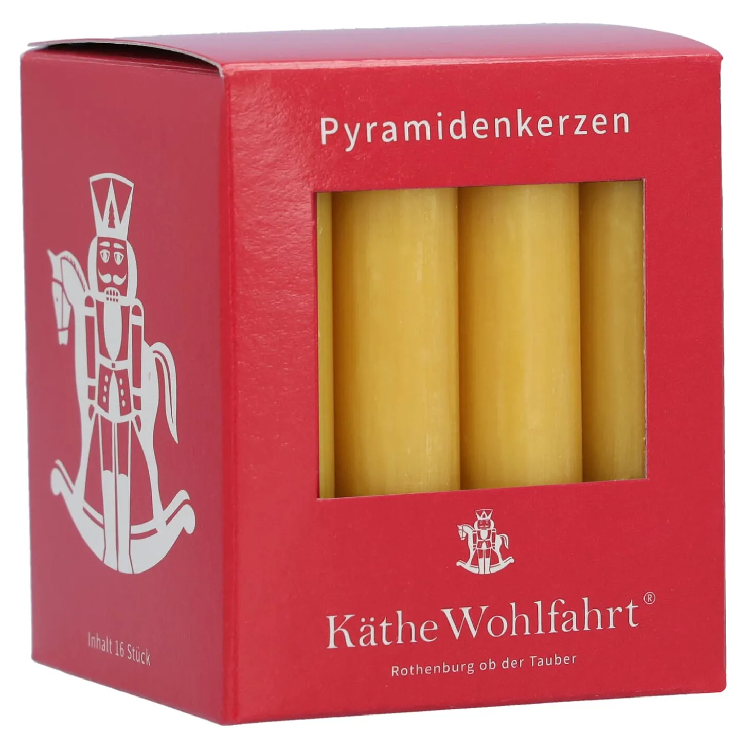 Pyramidenkerzen, klein (honig)