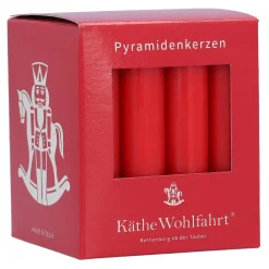 Pyramidenkerzen, klein (rot)