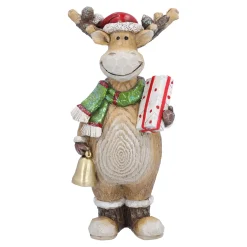 Rentier mit Geschenk