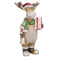 Rentier mit Geschenk