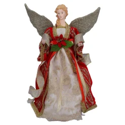 Rot-Goldener Engel, 44 cm