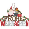 Schild "Frohe Weihnachten"