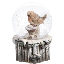 Schneekugel "Rotkehlchen"