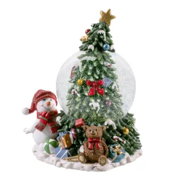 Schneekugel "Schneemanns Weihnachtsabend"