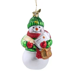 Schneemann als Postbote