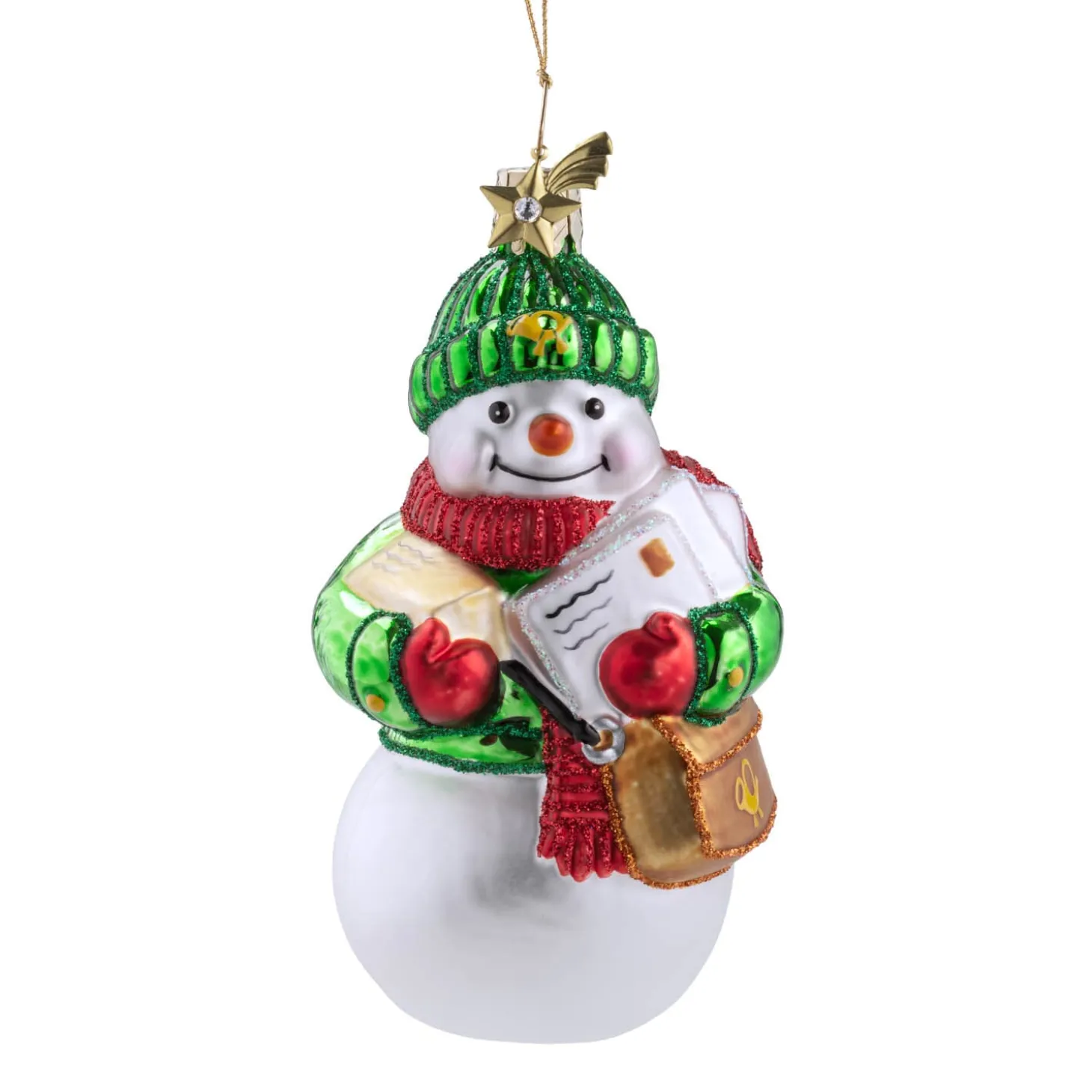 Schneemann als Postbote