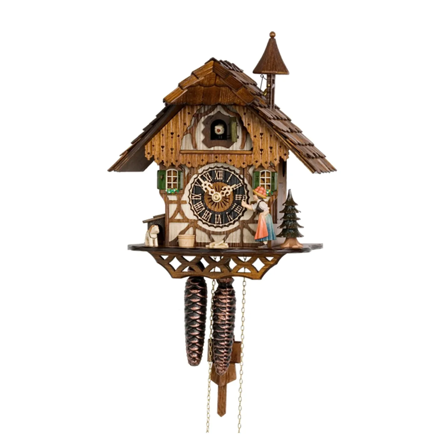 Schwarzwaldfrau Kuckucksuhr