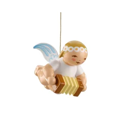 Schwebeengel mit Harmonika, klein