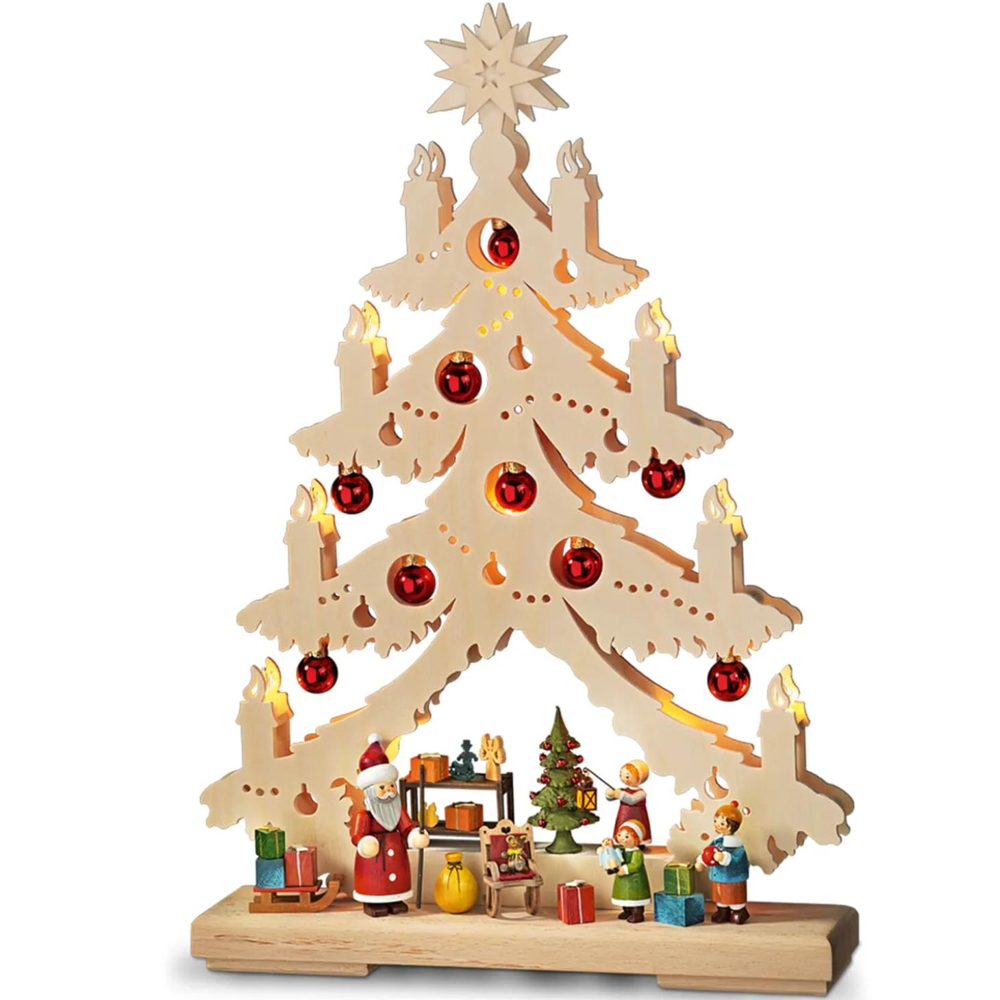 Schwibbogen "Alle Jahre wieder", 115V mit USB A-Anschluss