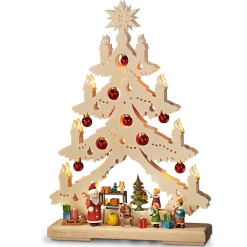 Schwibbogen "Alle Jahre wieder", 230V mit USB A-Anschluss