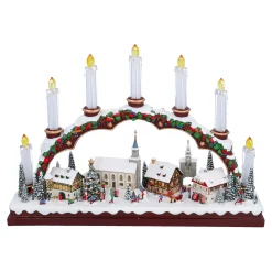 Schwibbogen "Weihnachtlicher Marktplatz"