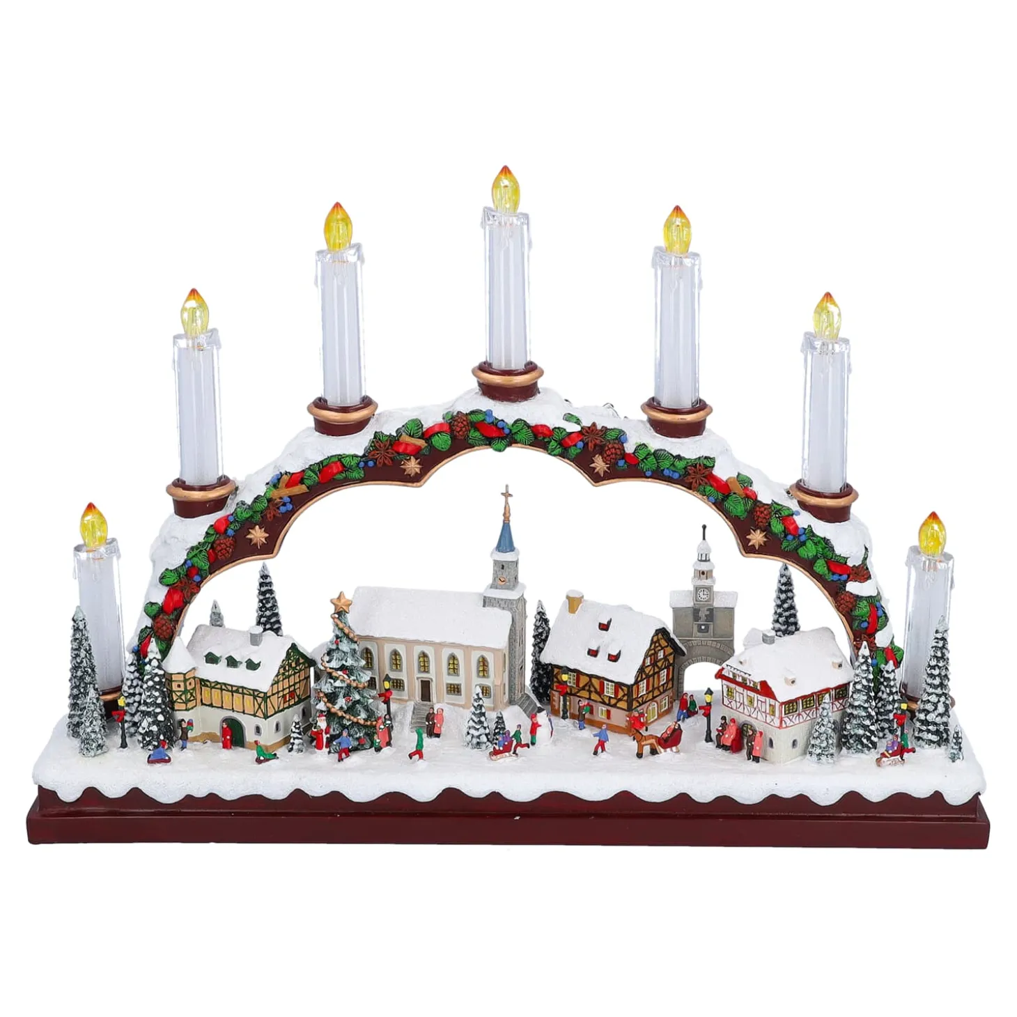 Schwibbogen "Weihnachtlicher Marktplatz"