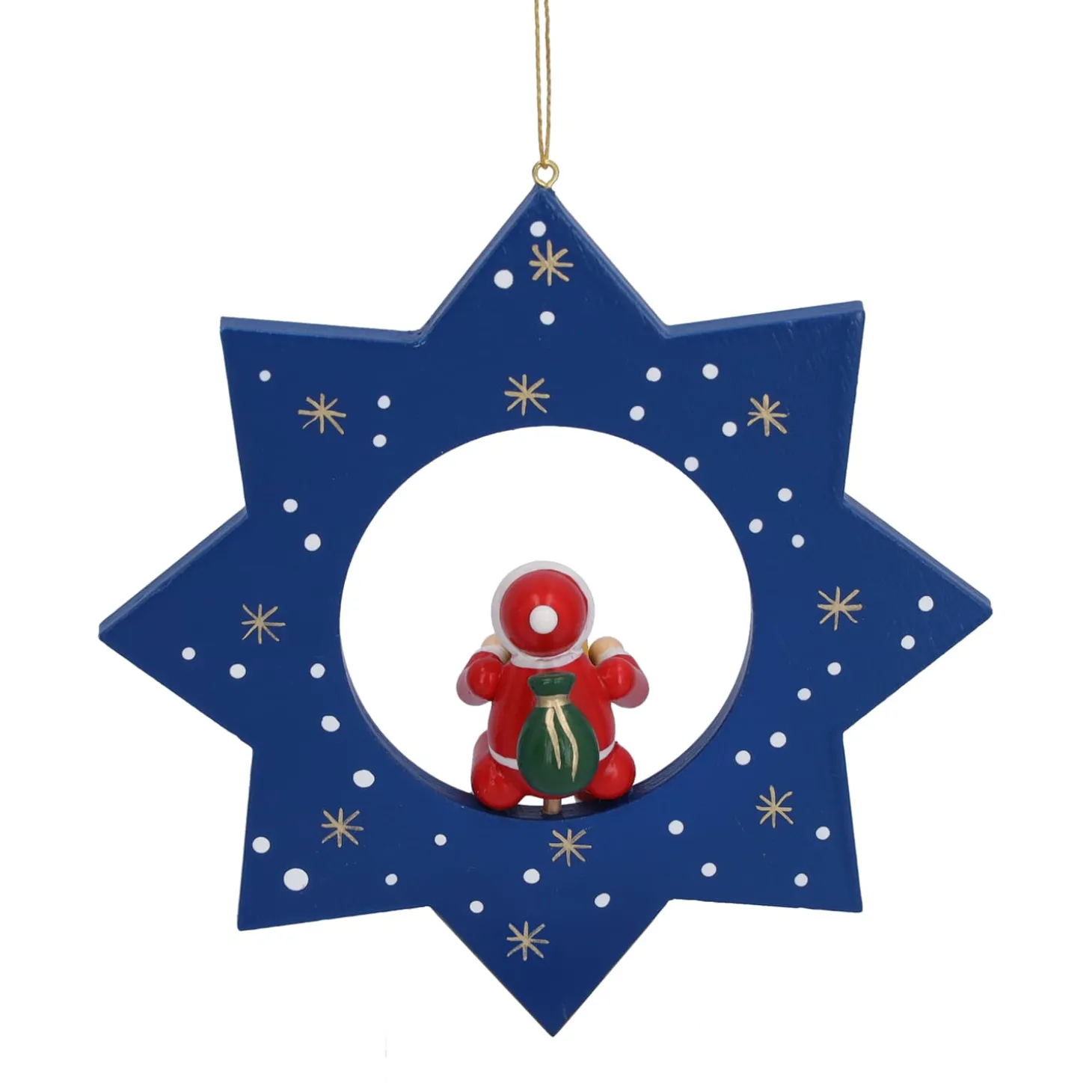 Stern mit Weihnachtsmann